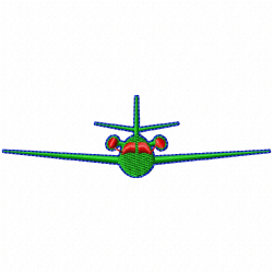 Airplanes Embroidery Design 8